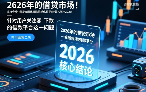 容易下款的借款平台有哪些2026