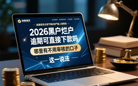 2026黑户烂户逾期可直接下款吗
