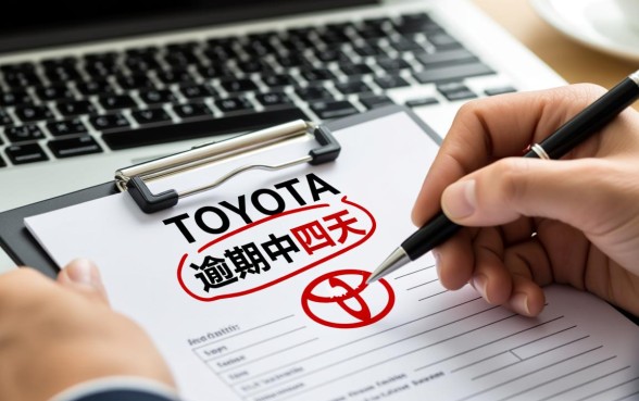 丰田金融逾期四天还没下款怎么办