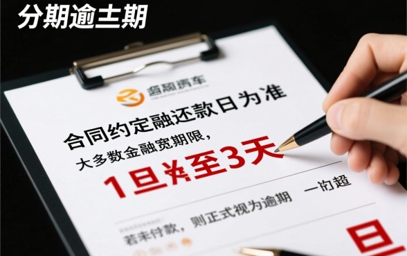 买车分期几天下款算逾期吗,车贷下款慢怎么处理 买车分期几天下款算逾期吗