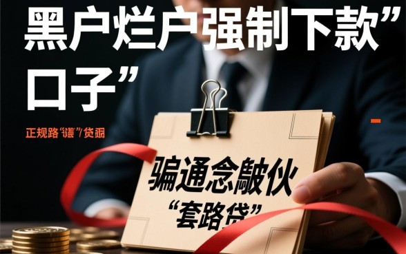 黑户烂户强制下款的口子是真的吗