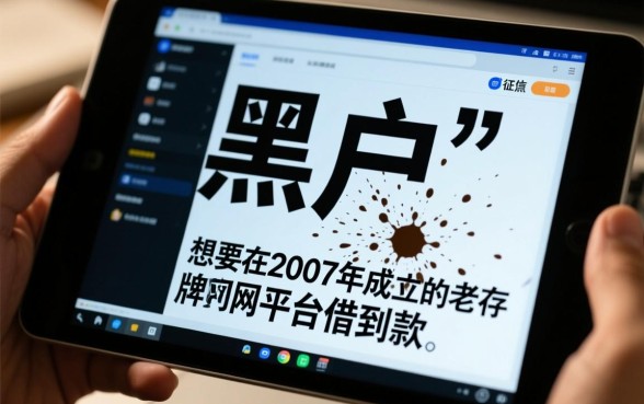 07年网贷平台盘点黑户能否借到款