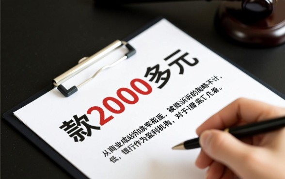 欠2千多信用卡会被起诉吗怎么办