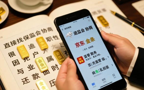 京东金条逾期协商找保监会有用吗