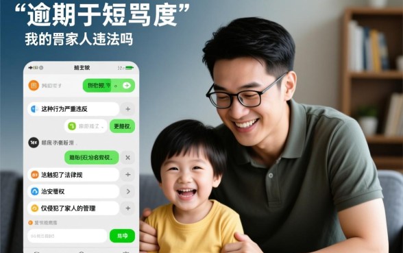 网贷逾期发短信骂我的家人违法吗