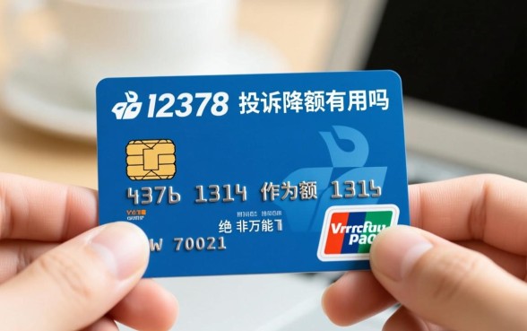 12378投诉信用卡降额有用吗