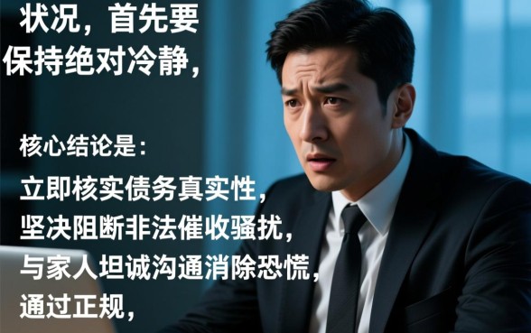 家人接到电联说我网贷逾期怎么办