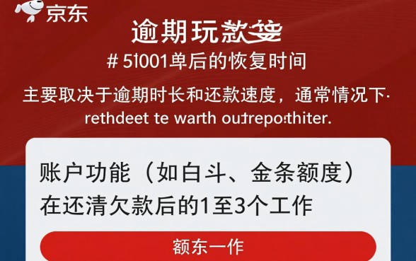 京东逾期还款后多久可以恢复正常