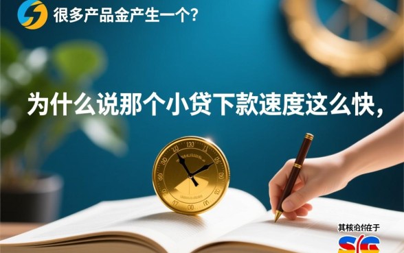 为什么说那个小贷下款速度这么快
