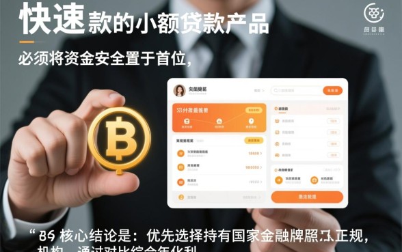 如何选择快速放款的小额贷款产品