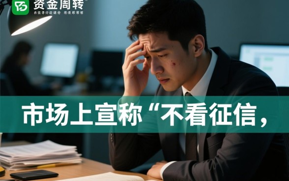 私人贷款不看征信立马到账是真的吗