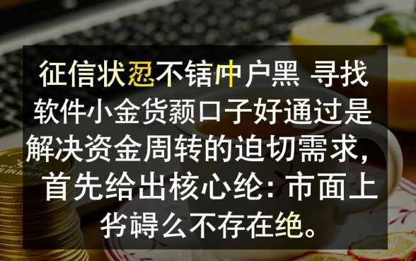 黑户哪个软件小额贷款口子好通过