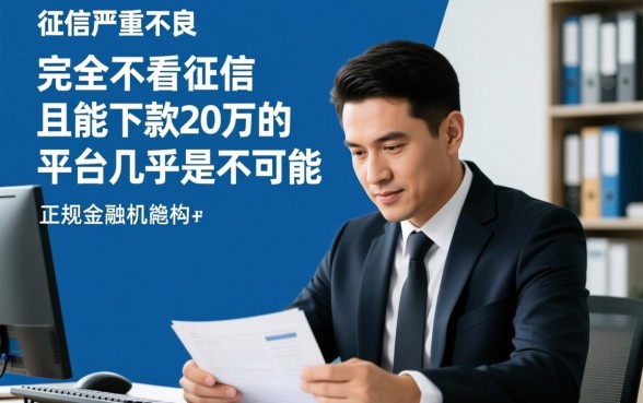 黑户不看征信借款平台借20万