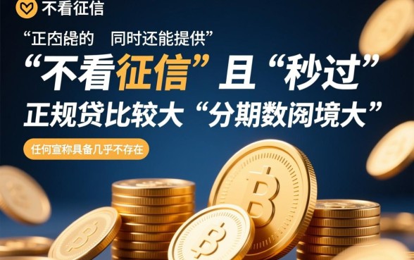 不看征信的网贷有哪些?不看征信秒过且期数大的怎么申请? 不看征信秒过且期数大的怎么申请