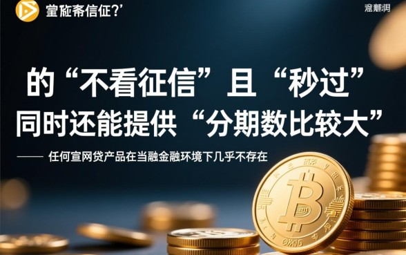 不看征信的网贷有哪些?不看征信秒过且期数大的怎么申请? 不看征信秒过且期数大的怎么申请