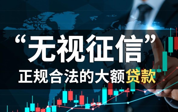 无视征信大额贷款真的有吗