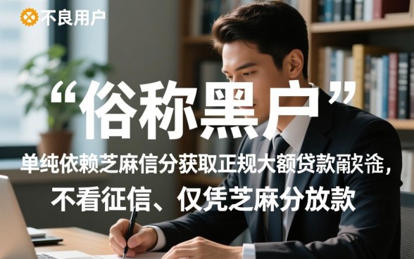 黑户芝麻分大额贷款app有哪些