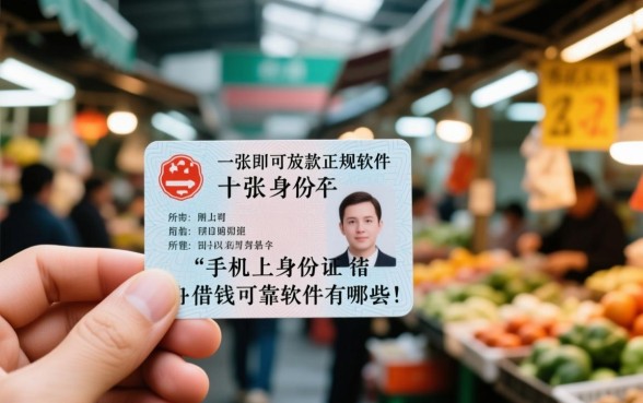 手机上身份证借钱可靠软件有哪些