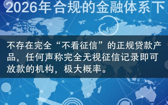 2026不看征信的贷款有哪些呢