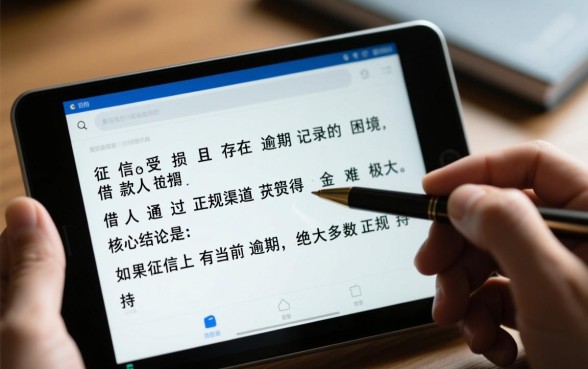 信用不好有逾期哪个平台可以贷款