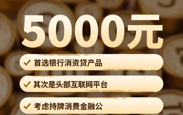还有什么平台可以借钱5000块