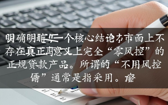 不用风控有什么贷款口子可以下款