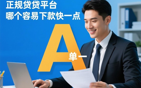 正规借贷平台哪个容易下款快一点