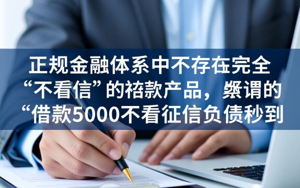借款5000不看征信能下款吗