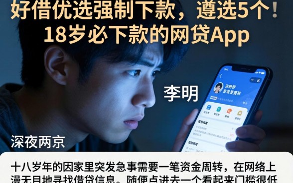 好借优选强制下款，遴选5个18岁必下款的网贷app