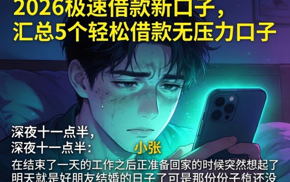 2026极速借款新口子,汇总5个轻松借款无压力口子