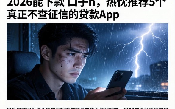 2026能下款的口子n，热忱推荐5个真正不查征信的贷款app