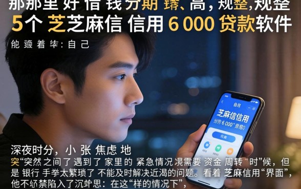 那里好借钱分期高，规整5个芝麻信用600贷款软件