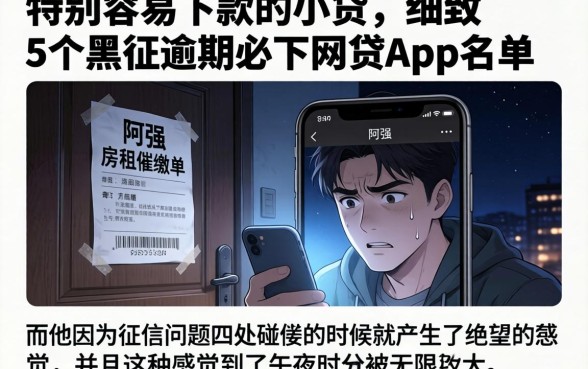 特别容易下款的小贷，细致阐述5个黑户逾期必下网贷app名单