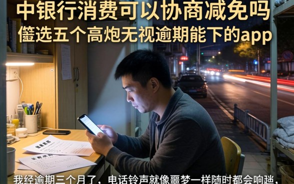中银消费可以协商减免吗，遴选五个高炮无视逾期能下的app