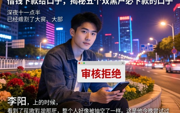 借钱下款的给口子，揭秘五个双黑户必下款的口子