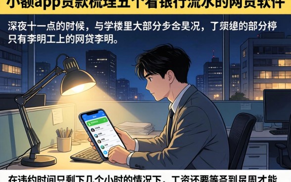 小额app贷款，梳理五个看银行流水的网贷软件