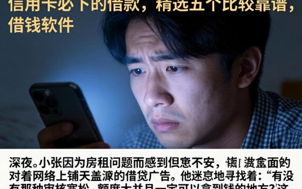 信用卡必下的借款，精选五个比较靠谱的借钱软件