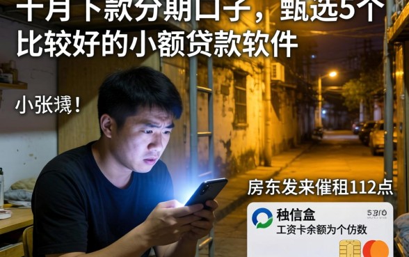十月下款的分期口子,甄选5个比较好的小额贷款软件