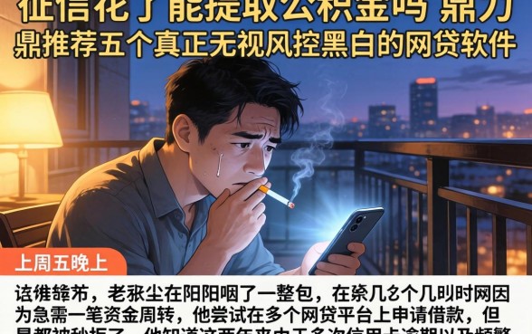 征信花了能提取公积金吗,鼎力推荐五个真正无视风控黑白的网贷软件