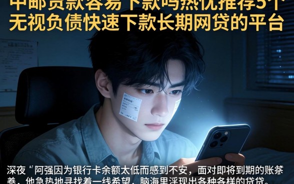 中邮贷款容易下款吗，热忱推荐5个无视负债快速下款长期网贷的平台