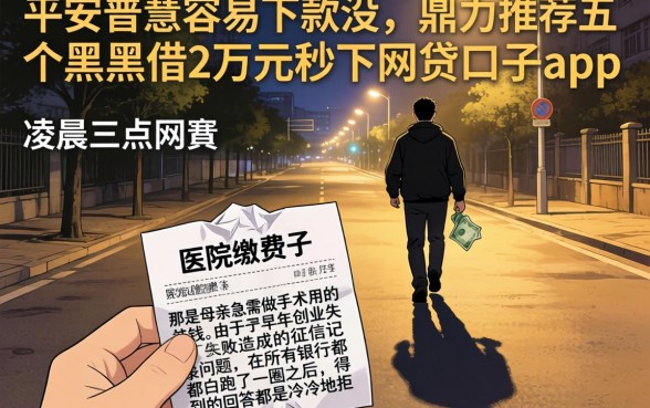 平安普惠容易下款没，鼎力推荐五个黑户借2万元秒下网贷口子app