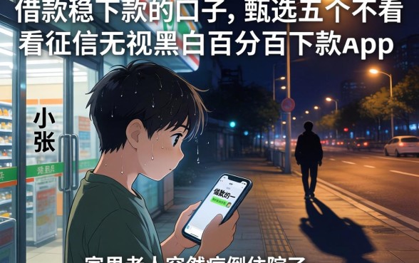 借款稳下款的口子，甄选五个不看征信无视黑白百分百下款app