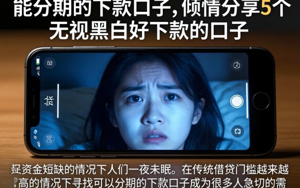 能分期的下款口子,倾情分享5个无视黑白好下款的口子