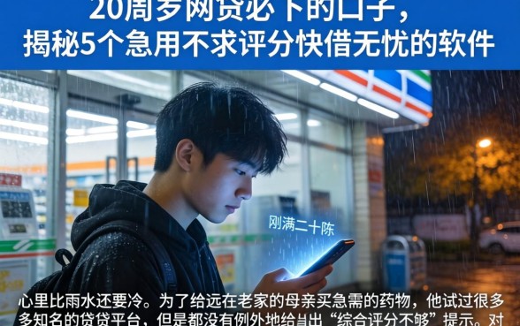 20周岁网贷必下的口子，揭秘5个急用不求评分快借无忧的软件