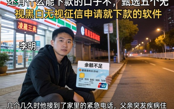 还有什么能下款的口子不，甄选五个无视黑白无视征信申请就下款的软件