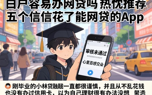 白户容易办网贷吗，热忱推荐五个征信花了能网贷的app