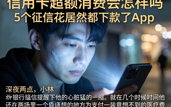 信用卡超额消费会怎样吗，罗列5个征信花居然都下款了的app
