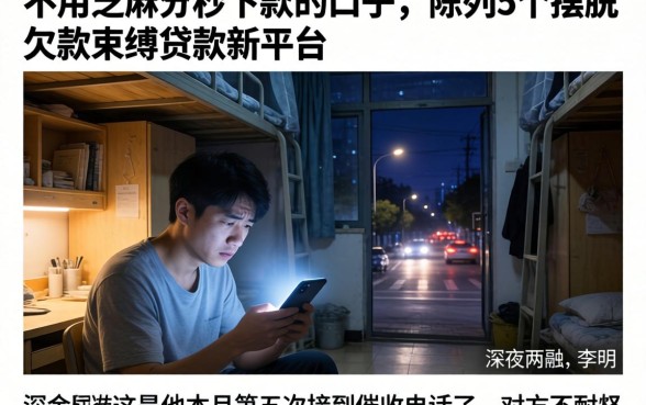 不用芝麻分秒下款的口子,陈列5个摆脱欠款束缚贷款新平台