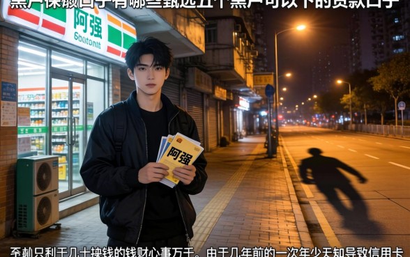 黑户保的口子有哪些，甄选五个黑户可以下的贷款口子