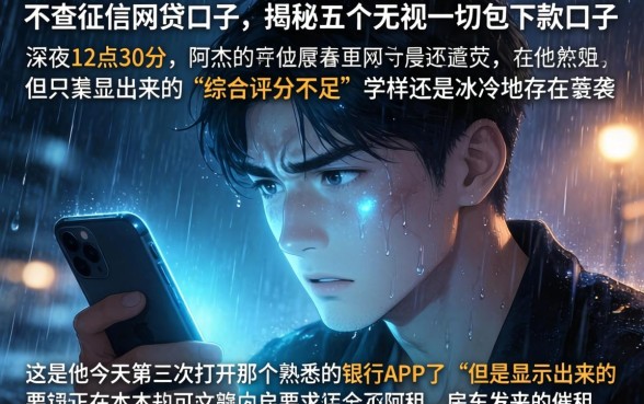 不查征信网贷口子，揭秘五个无视一切包下款口子